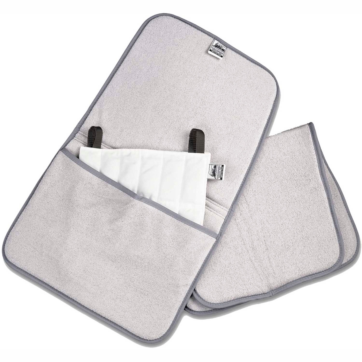 B2194326 Hydrocollator Moist Heat Pack Cover - Foam-Filled Terry - Oversize - Light Gray - 24 x 30 in.