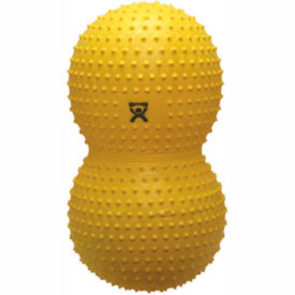 B2180589 CanDo Inflatable Exercise Sensi-Saddle Roll - Yellow - 16 x 35 in.