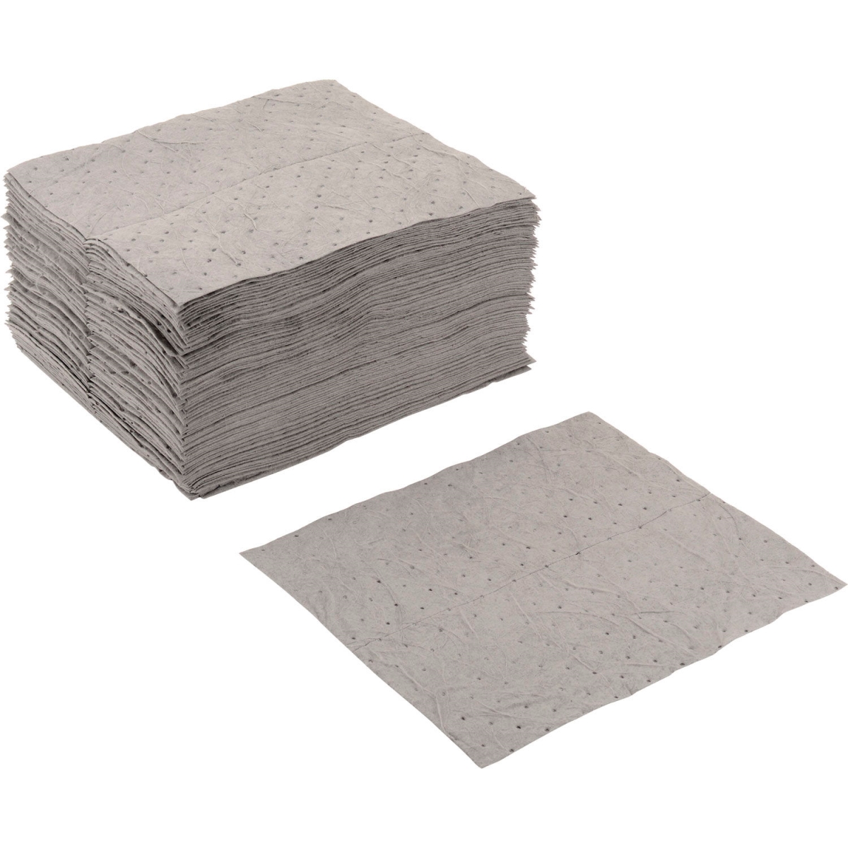 Global Industrial B2305917 Universal Pad - Light Weight - 15 x 18 in. - Gray - Pack of 100