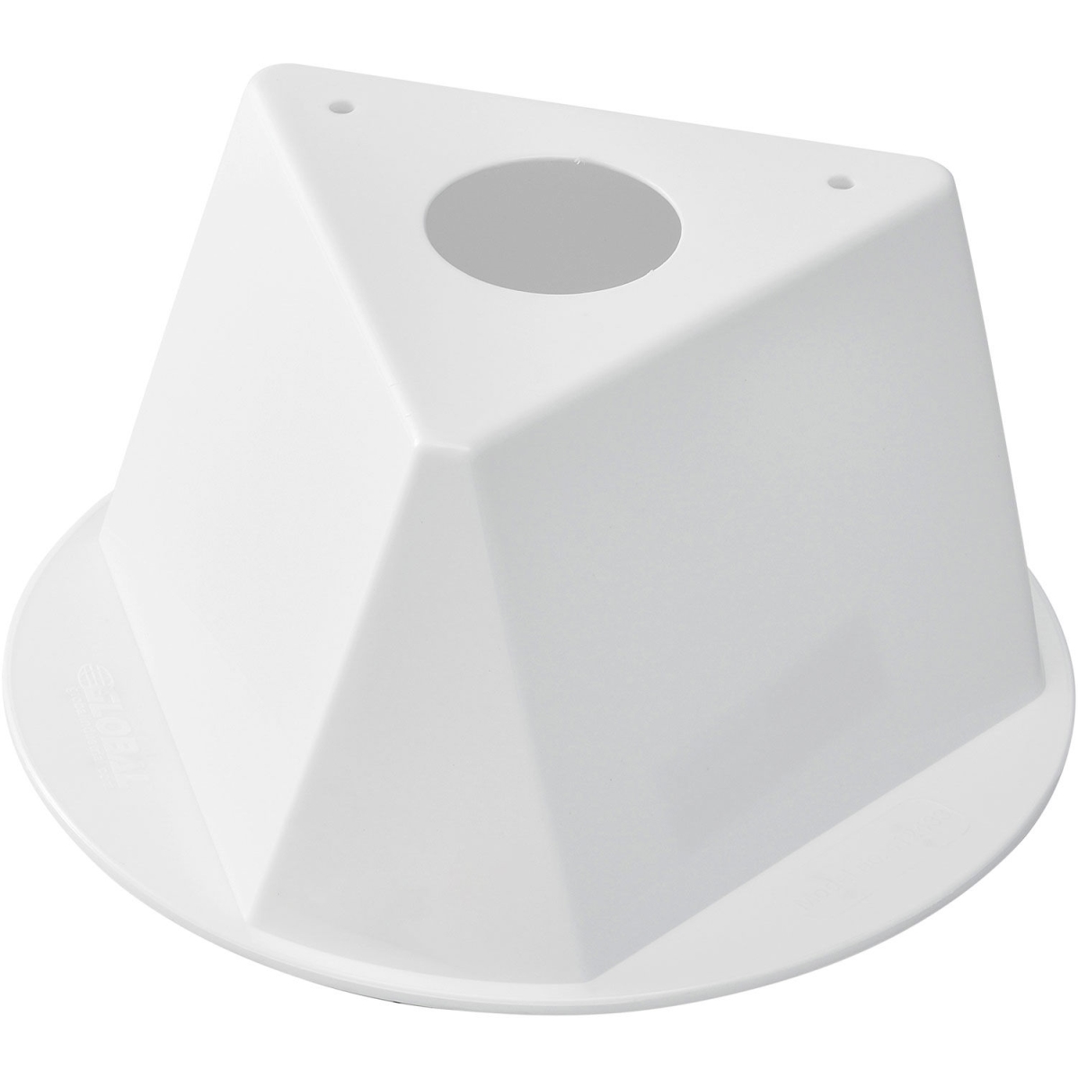 Inventory Control Cone - White - Pack of 5 - Lightweight Polypropylene