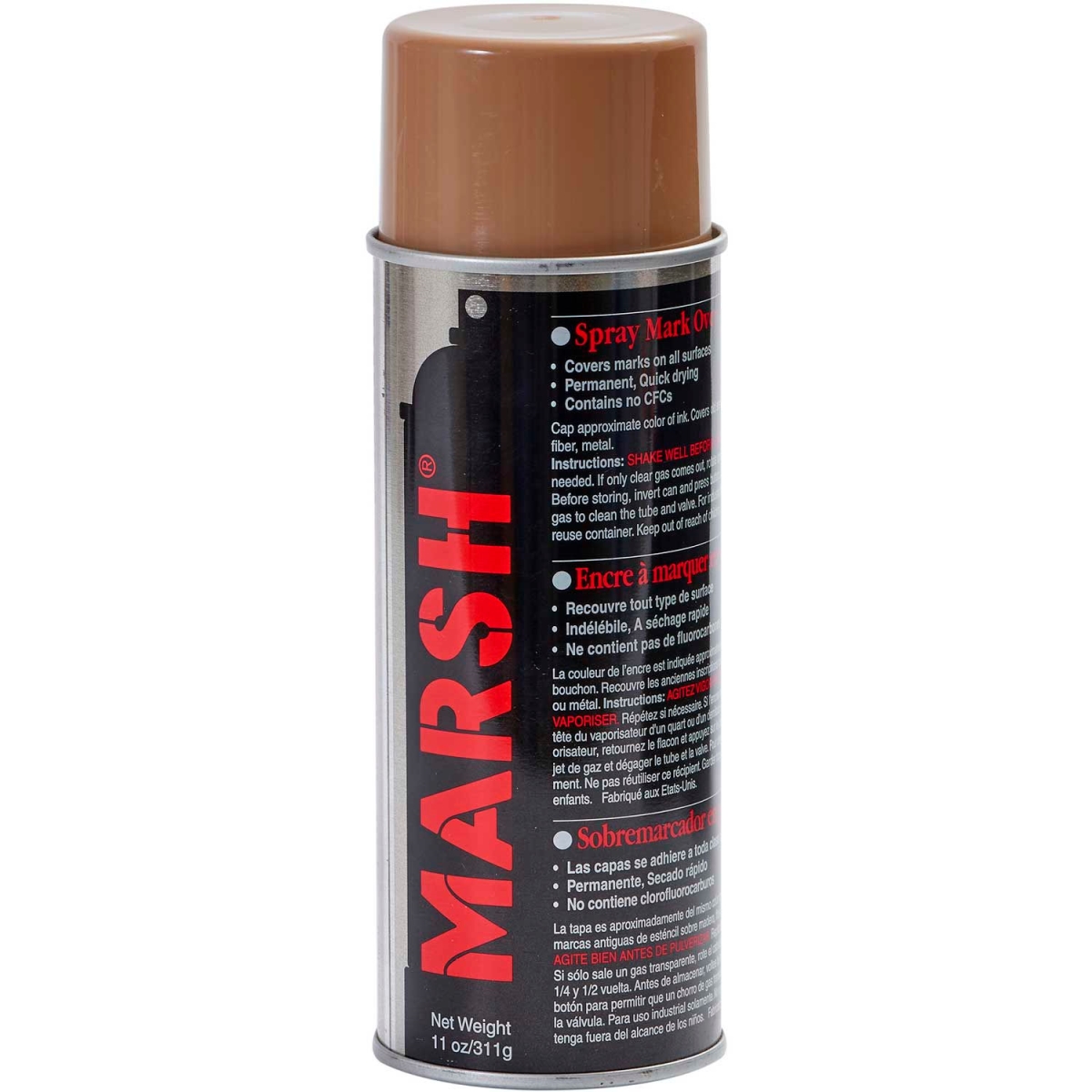 Picture of Marsh Shipping Supply 412488 Spray Markover Ink - Tan - 11 oz - Pack of 12