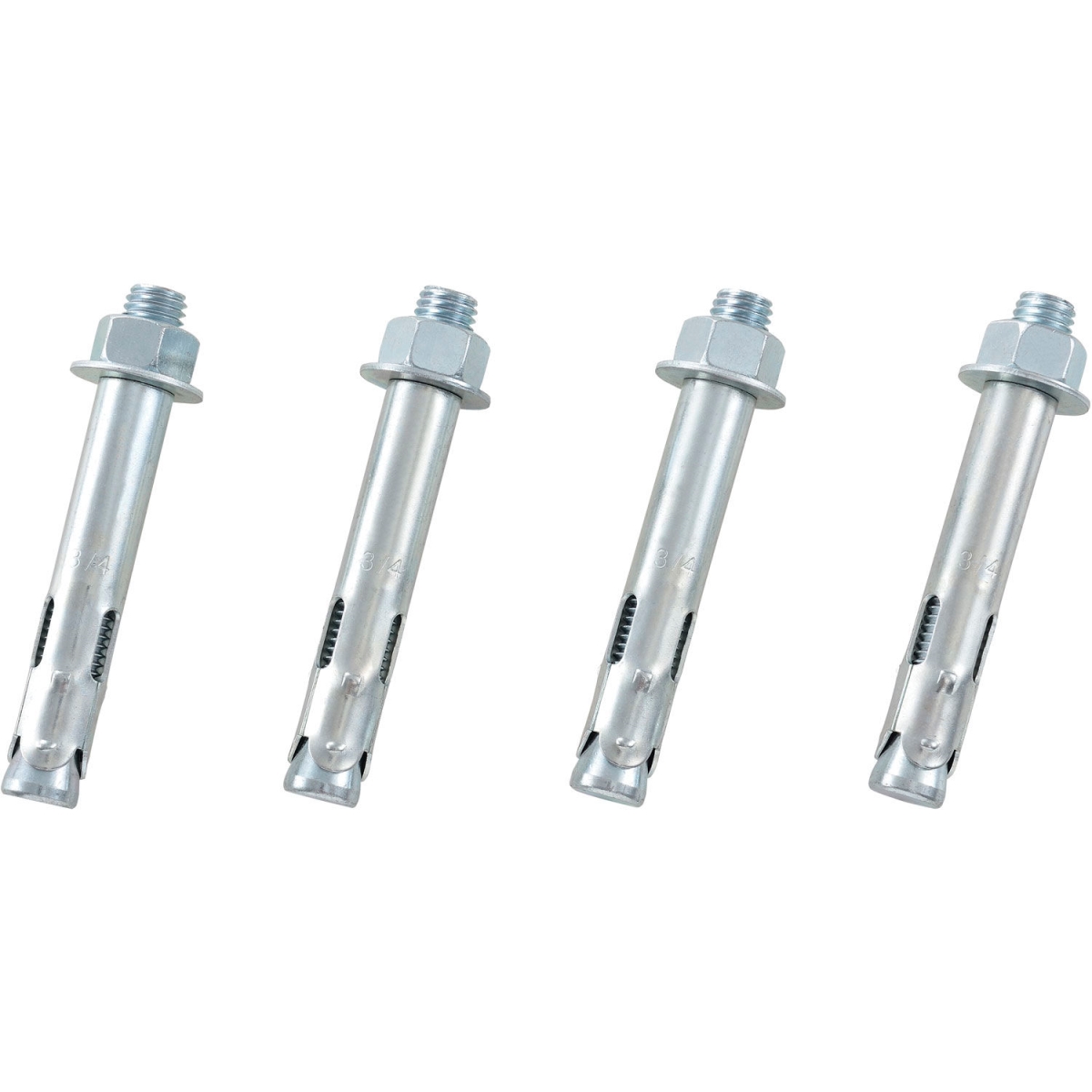 Global Industrial 320742 Hex Nut Sleeve Anchor - 0.75 x 4.25 in.