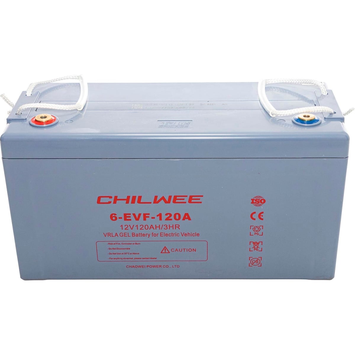 Global Industrial RP6451C Replacement Battery - AGM 12V 120Ah for Cat C26R - 26 in. Auto Ride-On Floor Scrubber 641811 - Black