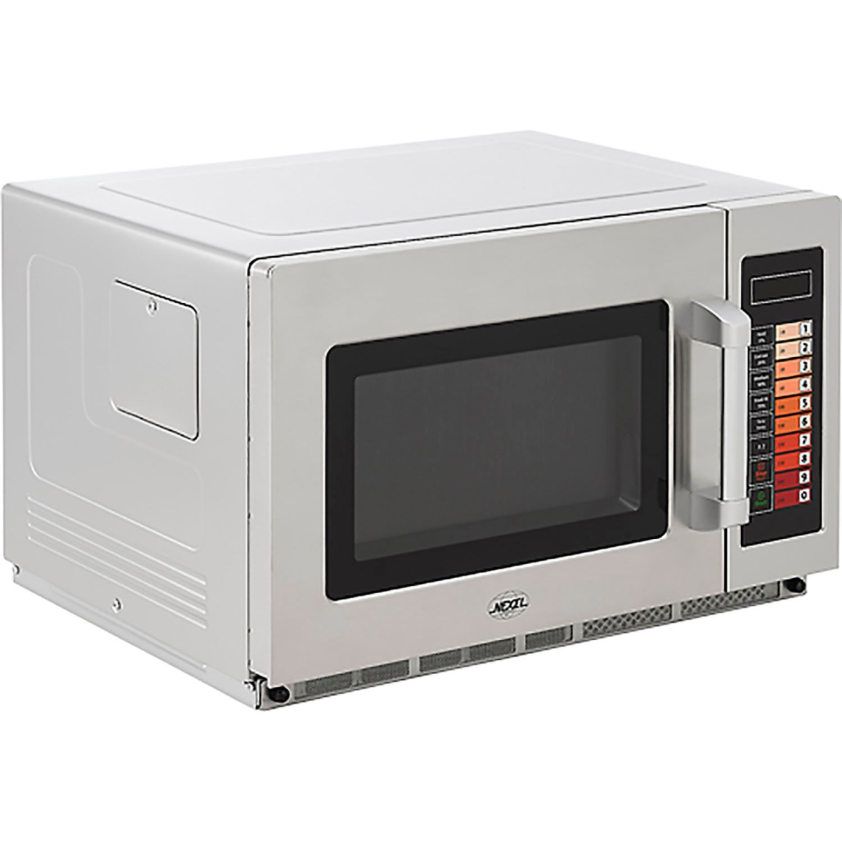 Picture of Global Industrial 243325 Nexel Commercial Microwave - 1.2 cu. ft. - 1200W - Keypad Control - Silver