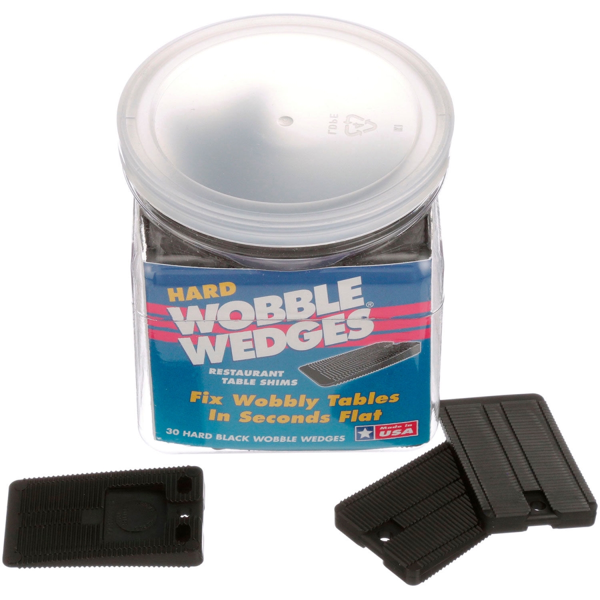 B2952007 281758 Wobble Wedge - Black - Pack of 30