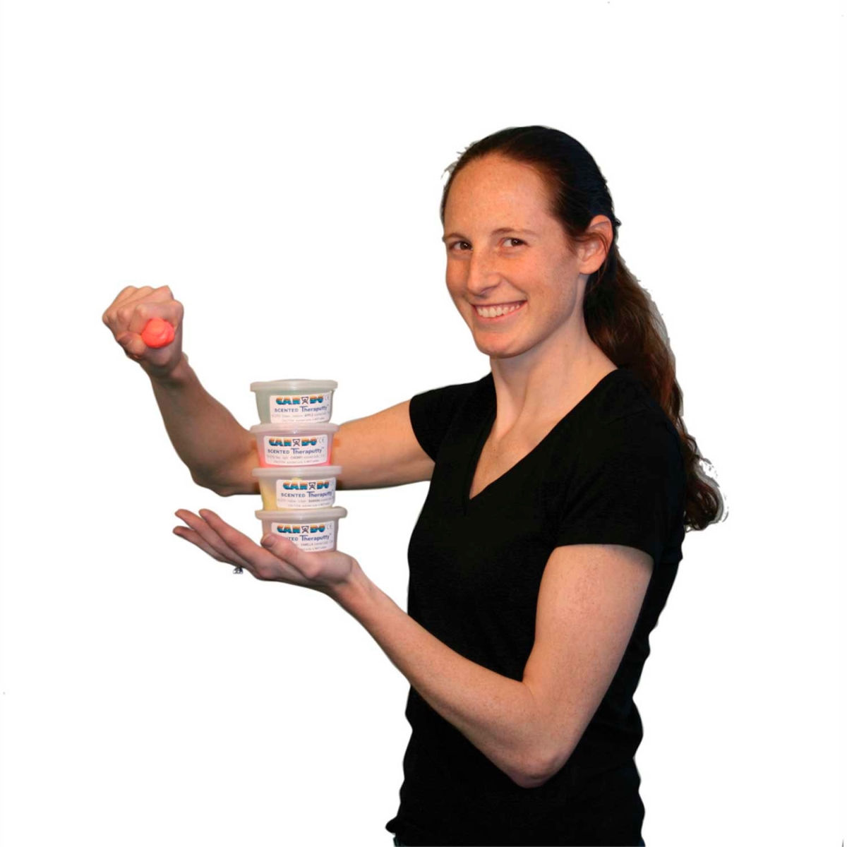 B2176960 Thera Putty Scented Exercise Putty, Multi Color - 2 oz - 4 Piece