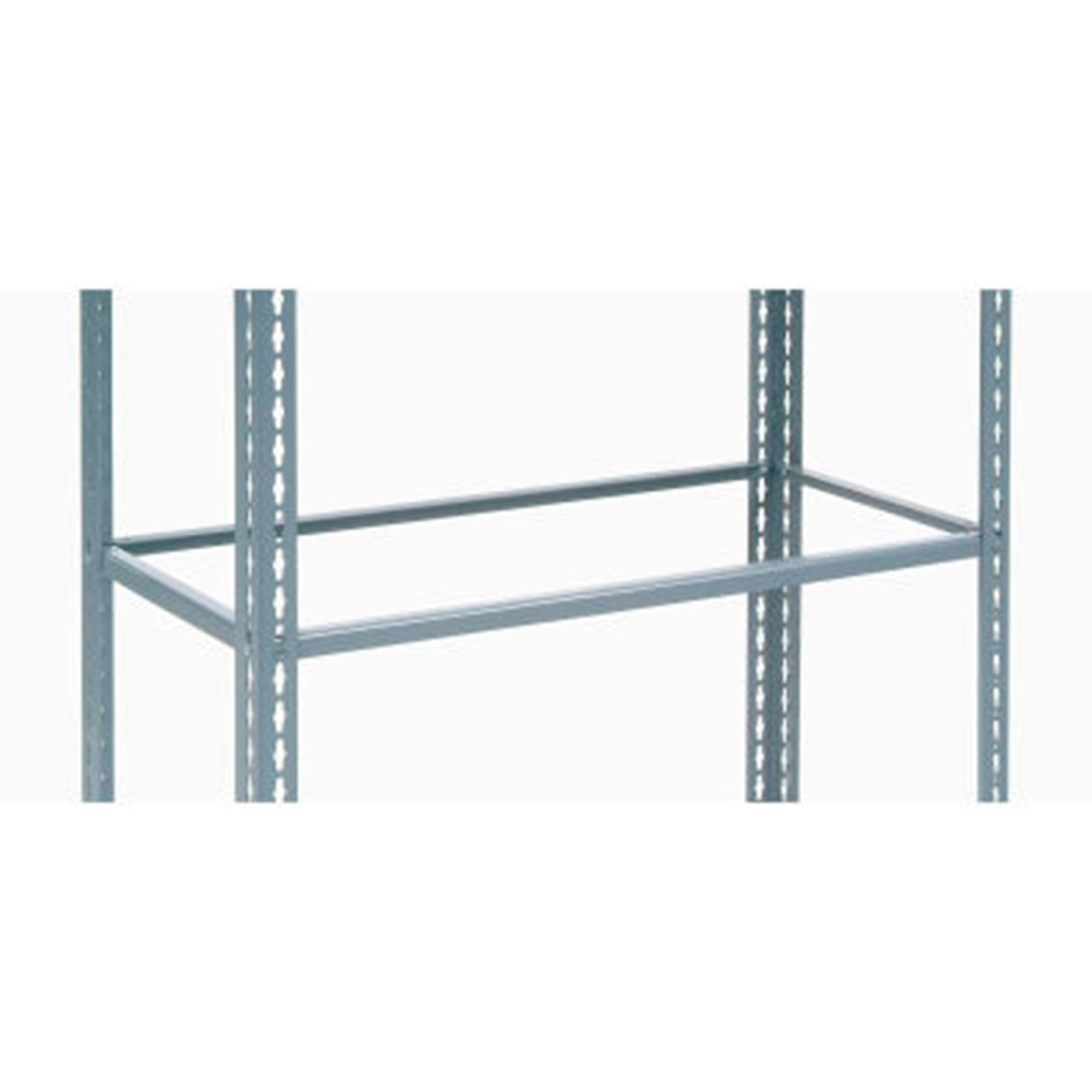 Global Industrial USBS2448N Single Rivet Additional Shelf - No Deck, Gray - 48 x 24 in.