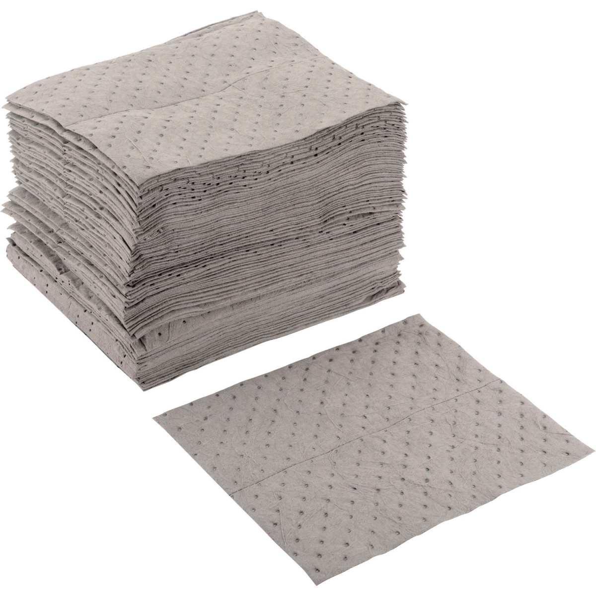 Global Industrial B2305918 Universal Pad - Medium - 15 x 18 in. - Gray - Pack of 100