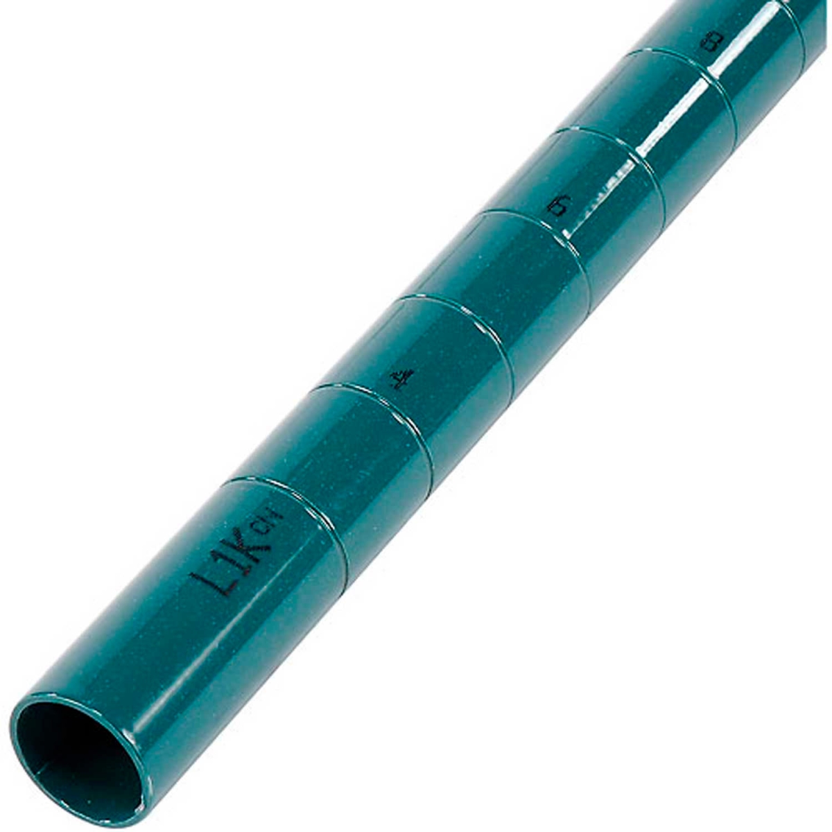 Global Industrial 320788 Nexel P74G Poly-Green Epoxy Post - 74 in. - Pack of 4