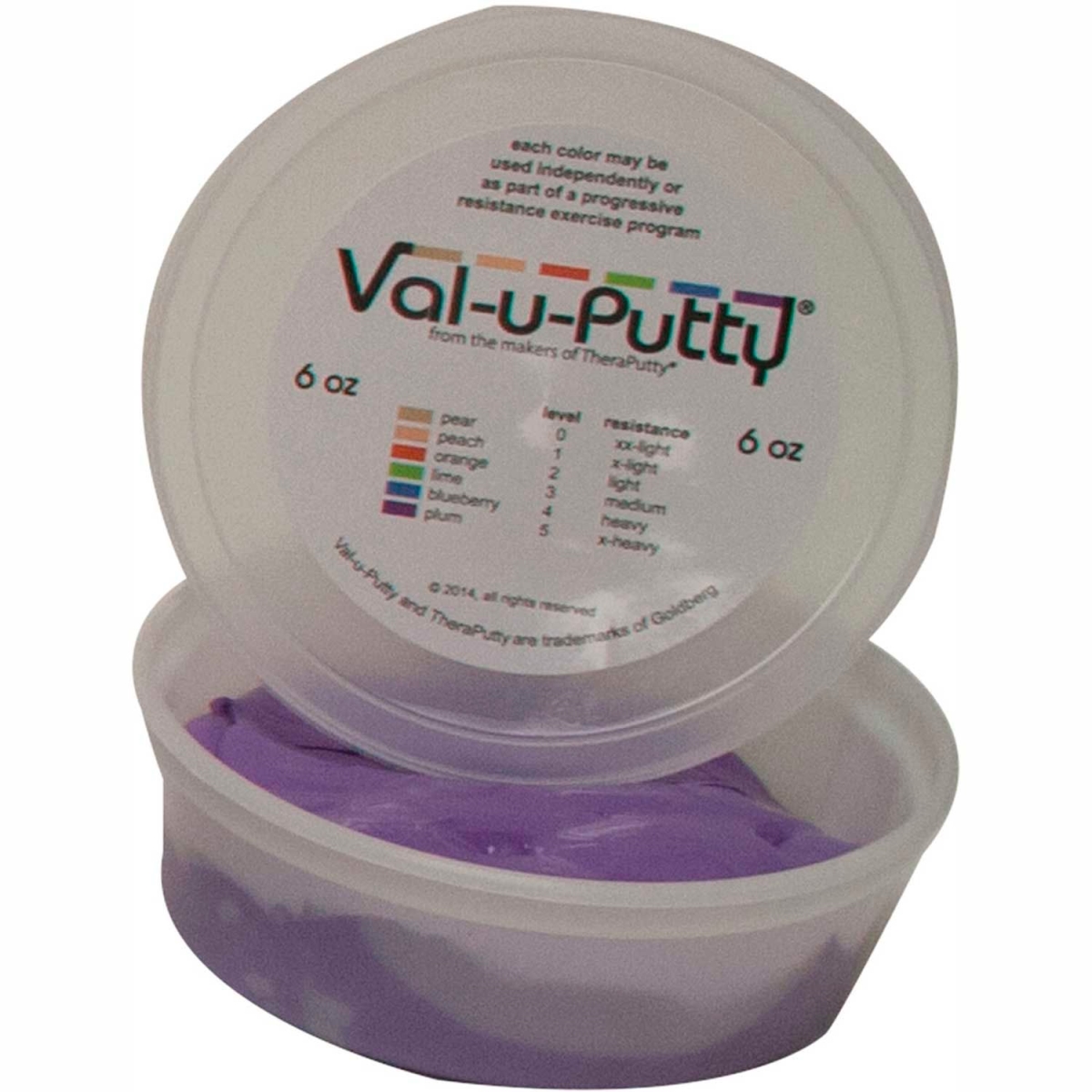 B2176916 Val-U-Putty Exercise Putty - Plum - X-Firm - 6 oz