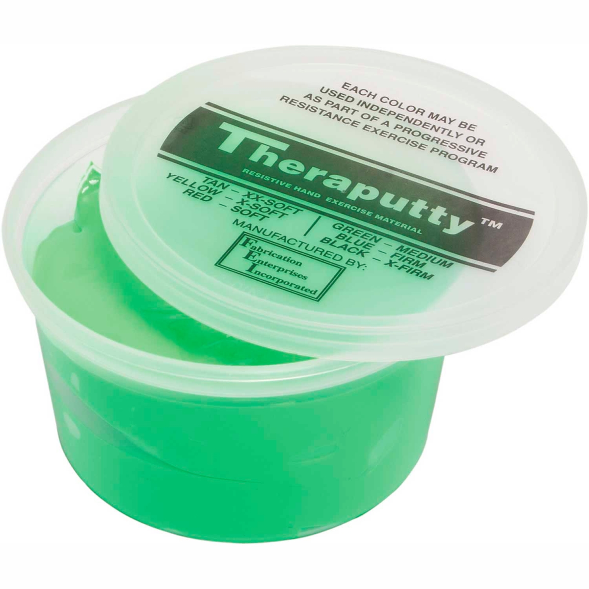 B2176854 Thera-Putty Plus protective Exercise Putty - Green - Medium - 1 lbs