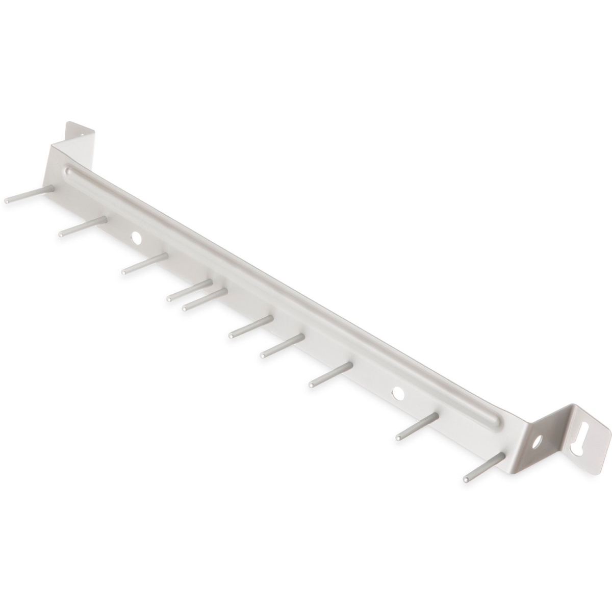 Picture of Carlisle Sanitary Maintenance B642319 17 in. 4073500 Spectrum Aluminum Brush Rack - Gray - 10 Hooks