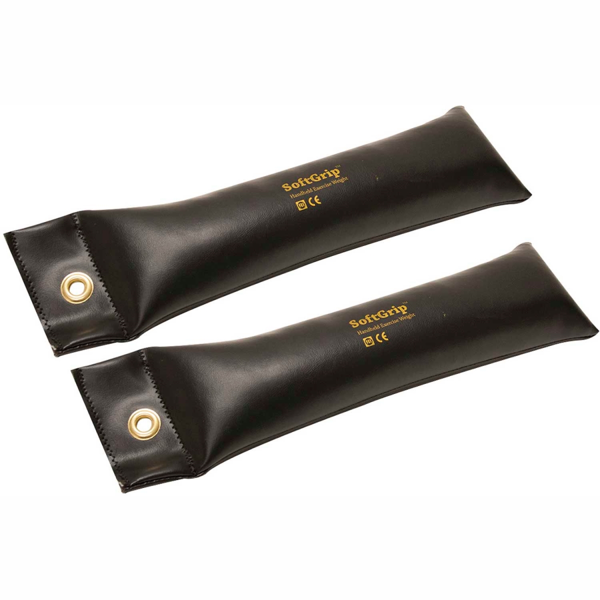 B2192615 CanDo SoftGrip Hand Weight - Black - Pack of 2 - 10 lbs