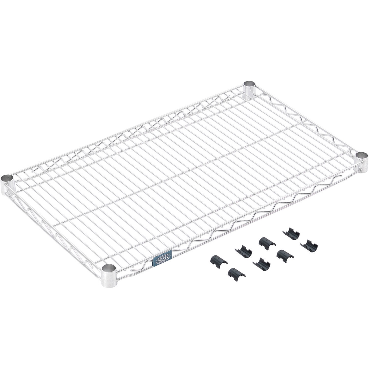 Global Industrial S1830S Nexel Stainless Steel Wire Shelf - 30 x 18 in. - Silver