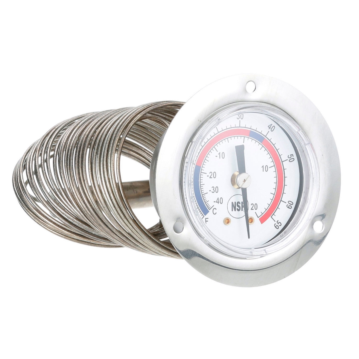 Picture of AllPoints B2954485 62-1123 2 in. Front Flange Dial Thermometer with 240 in. Capillary