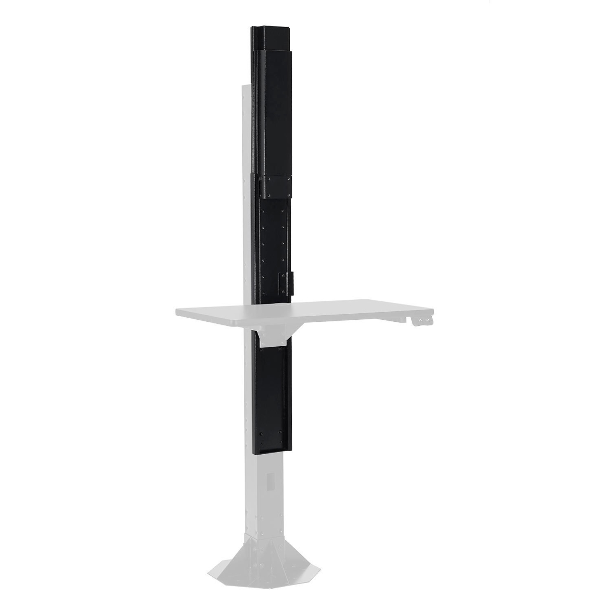Global Industrial 7521610 Electric Platform Height Adjuster for Orbit Computer Workstations - Black