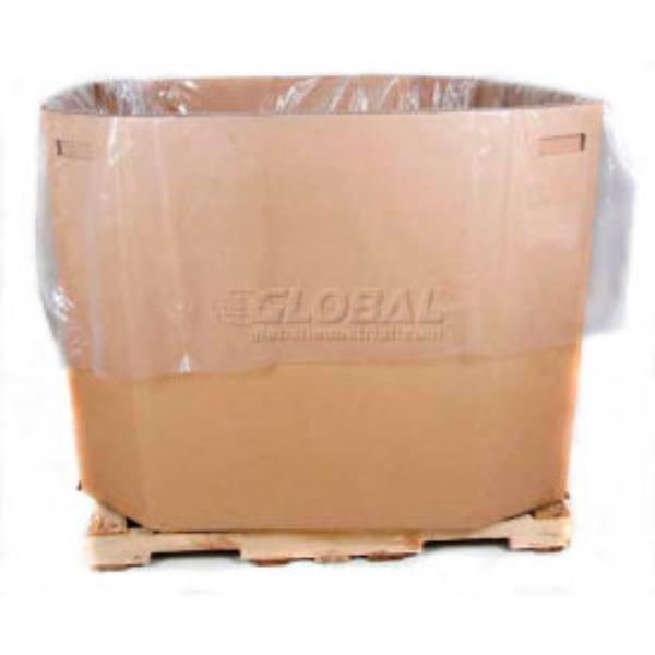 Picture of Global Industrial B2254998 Gaylord & Tote Bin Liner - 4 Mil - Clear - 51 x 49 x 73 in.
