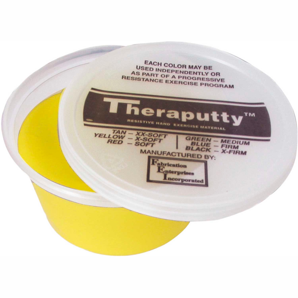 B2177032 Thera-Putty Standard Exercise Putty - Yellow - X-Soft - 3 oz