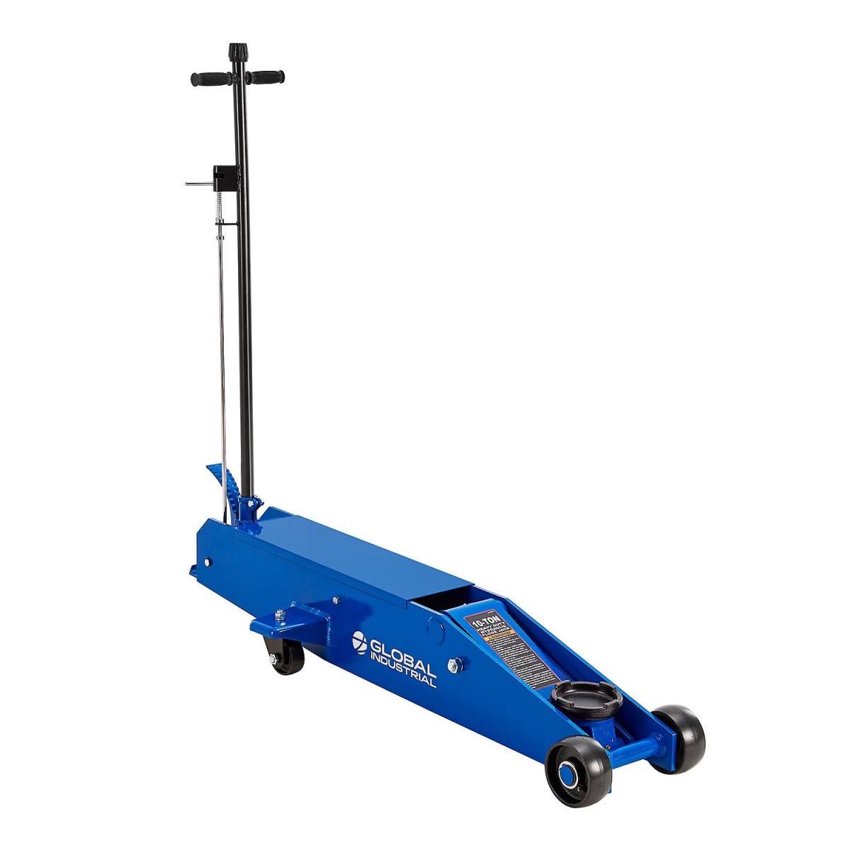 Global Industrial 133784 10 Ton Floor Jack with T-Handle - Hydraulic Pump - Blue