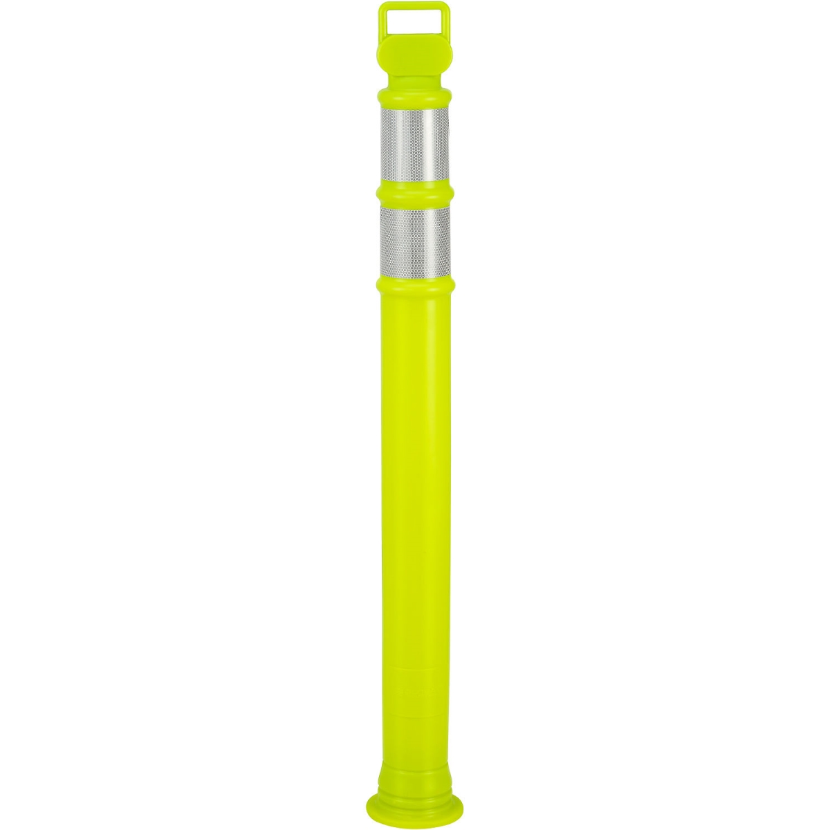 Global Industrial 670796 Reflective Delineator Post - 49 in. - Lime Green