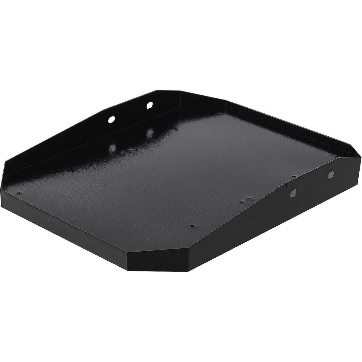 Global Industrial 7521620 Universal Portable Power Station Tray for Orbit Computer Carts - Black