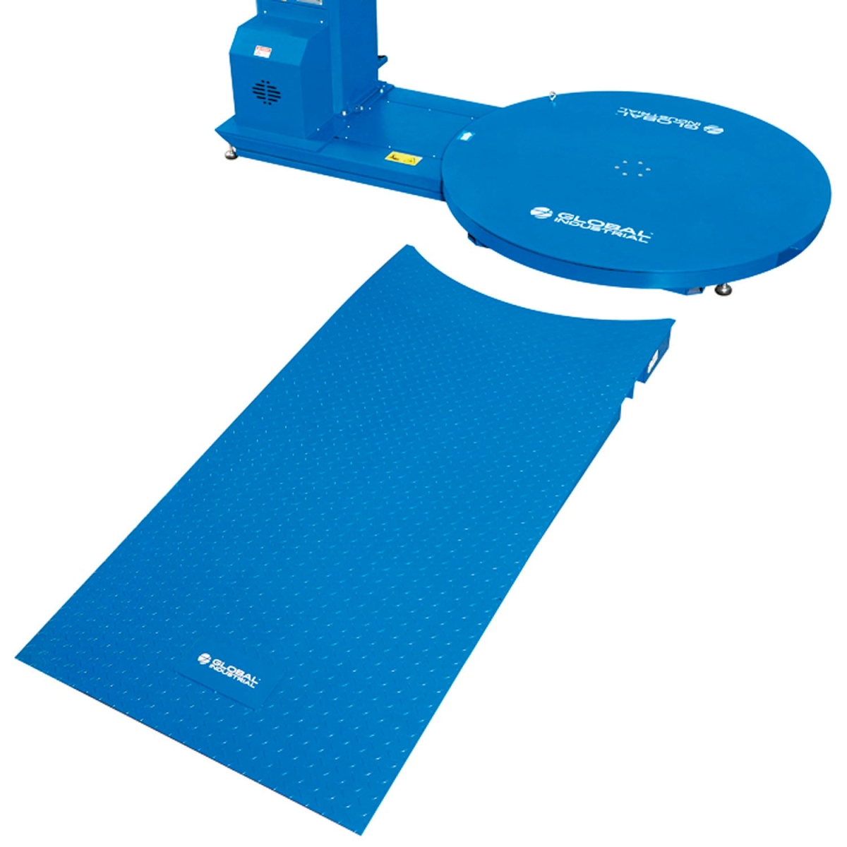 Global Industrial 241021 Ramp for Stretch Wrap Machine Model 238508 - Blue