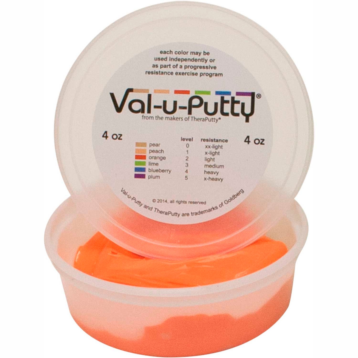 B2176934 Val-U-Putty Exercise Putty - Orange - Soft - 4 oz
