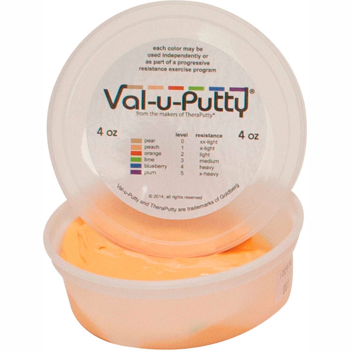 B2176935 Val-U-Putty Exercise Putty - Peach - X-Soft - 4 oz