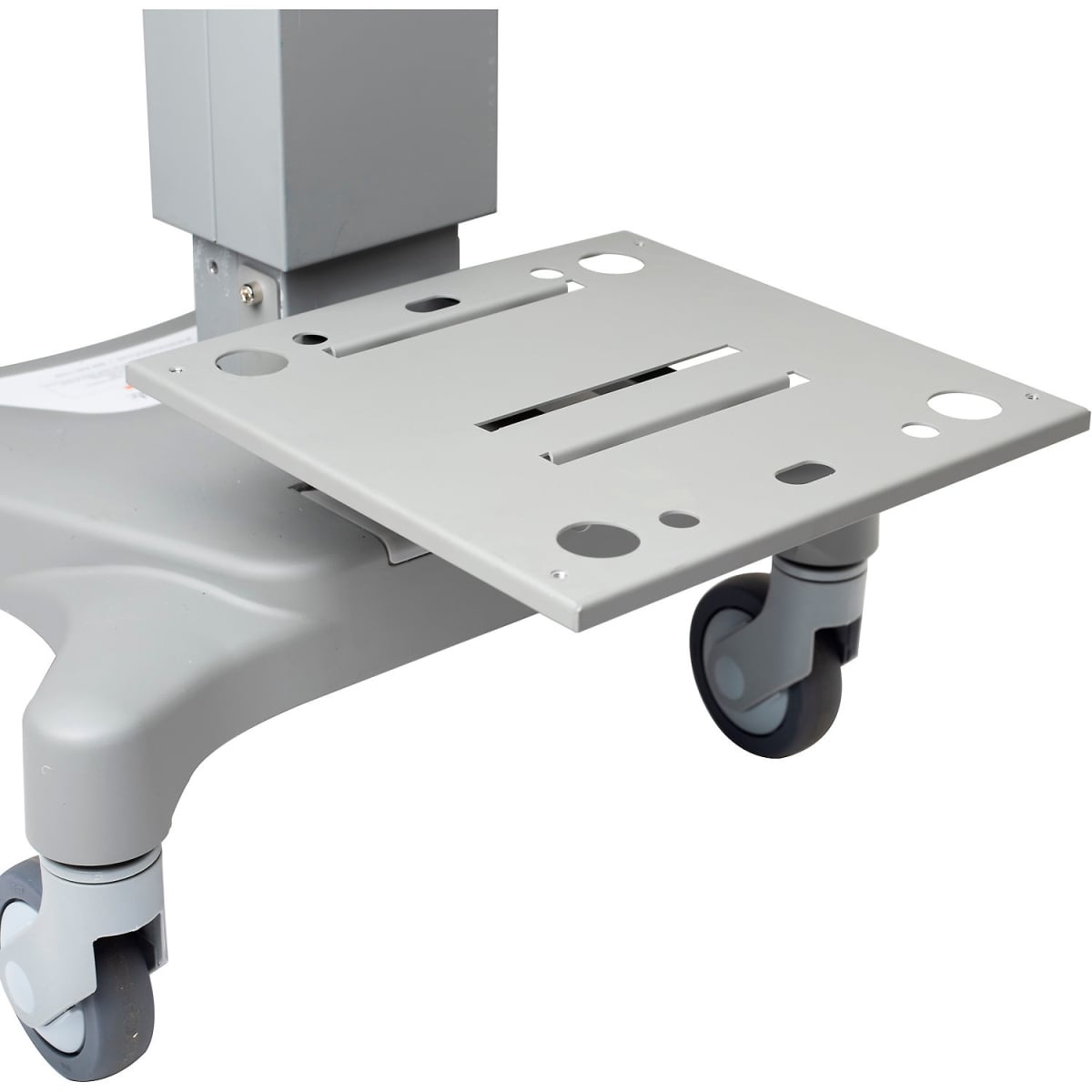 Global Industrial 7521612 Power Holder for Mobile Sit-Stand Computer Workstations - 695436 & 695436D - Gray