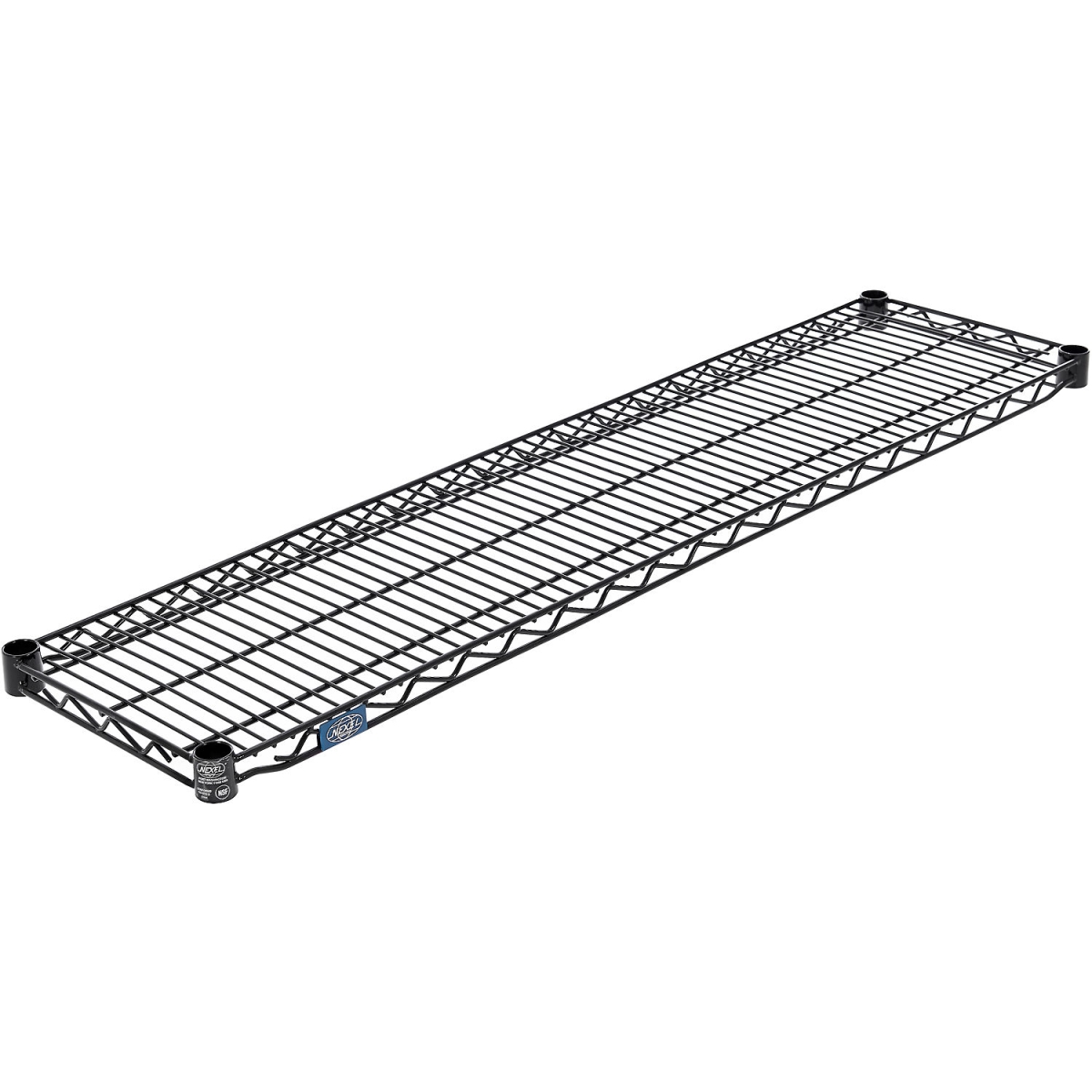 Global Industrial S1248B Nexel Black Epoxy Wire Shelf - 48 x 12 in.