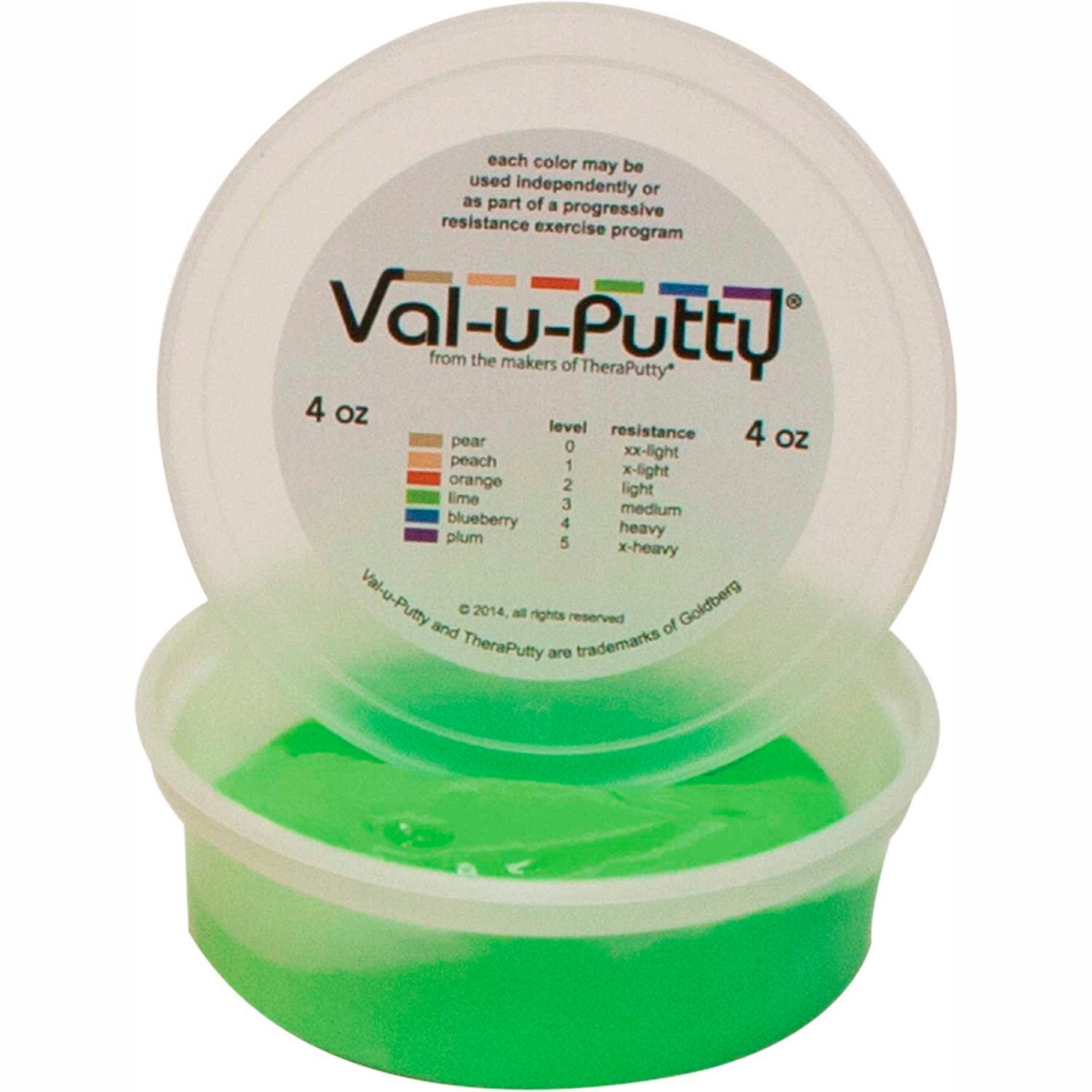 B2176933 Val-U-Putty Exercise Putty - Lime - Medium - 4 oz