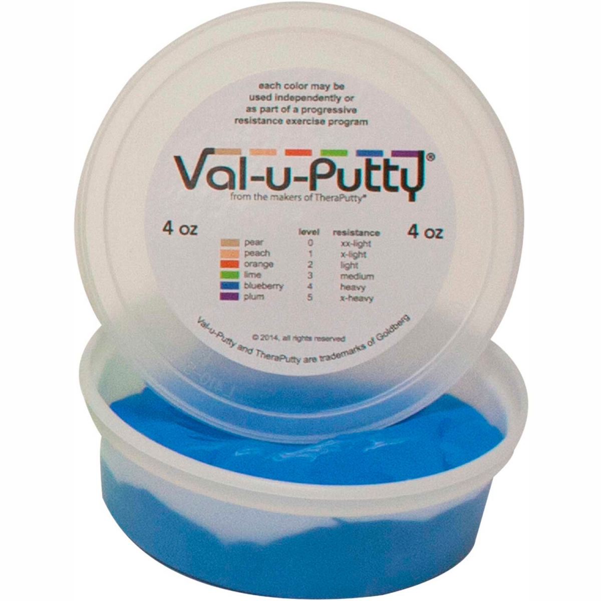 B2176932 Val-U-Putty Exercise Putty - Blueberry - Firm - 4 oz