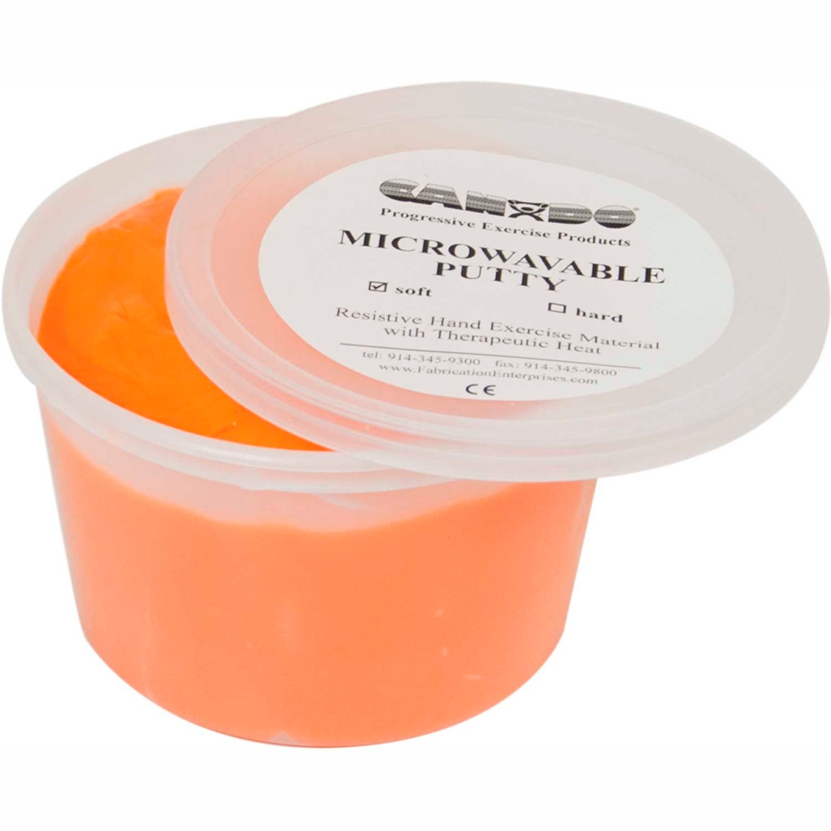 B2176993 Theraputty Microwaveable Exercise Putty - Soft - Orange - 1 lbs