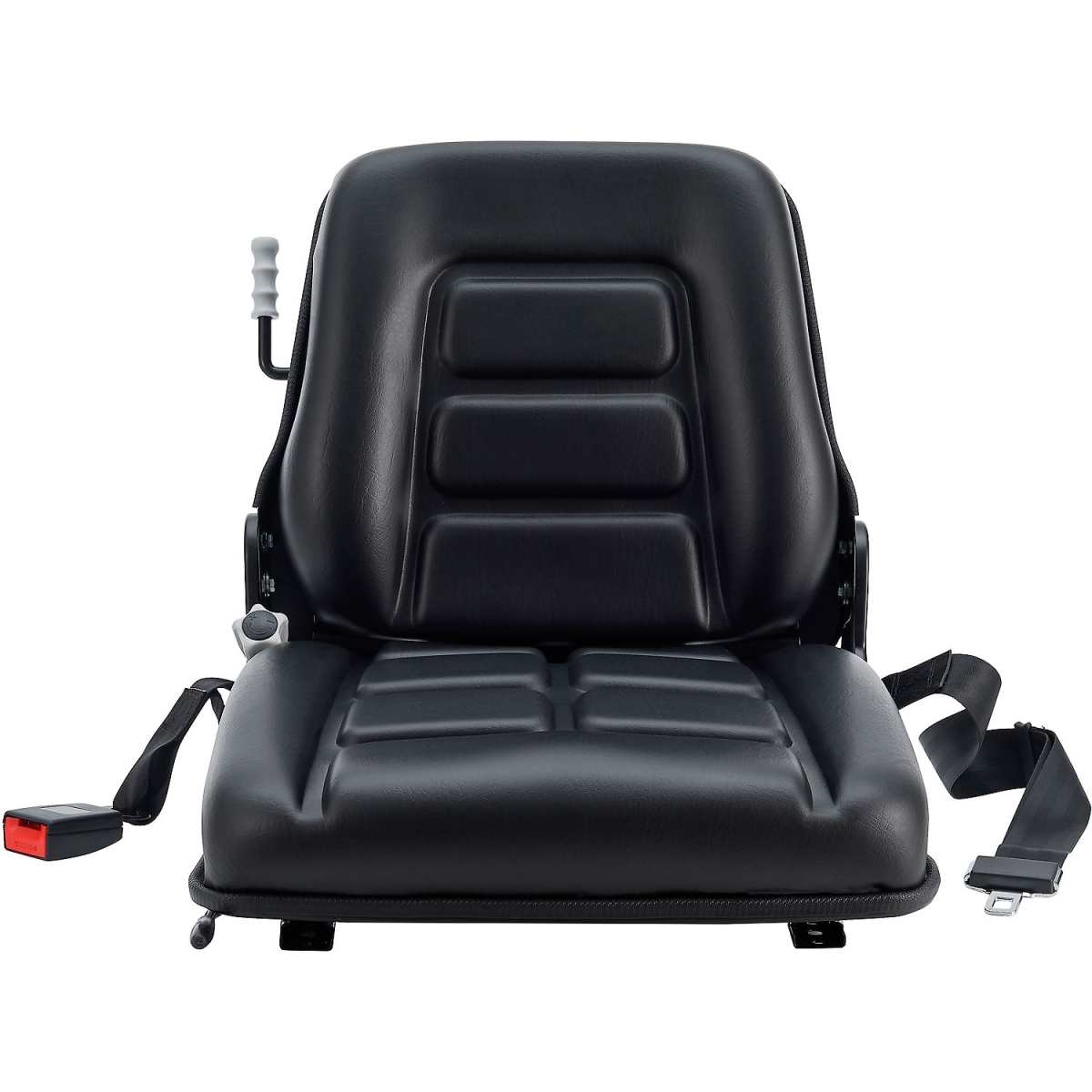 Global Industrial 293275 Universal Adjustable Forklift Seat with Suspension - Black