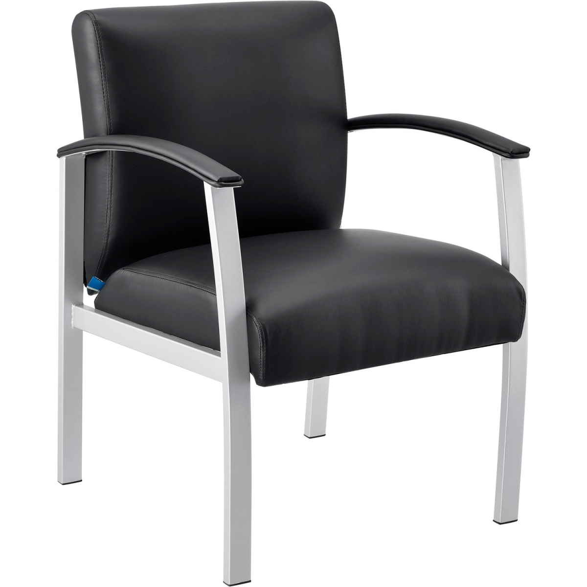 Interion Reception Chair - Black - 1 Seat - Comfortable Design