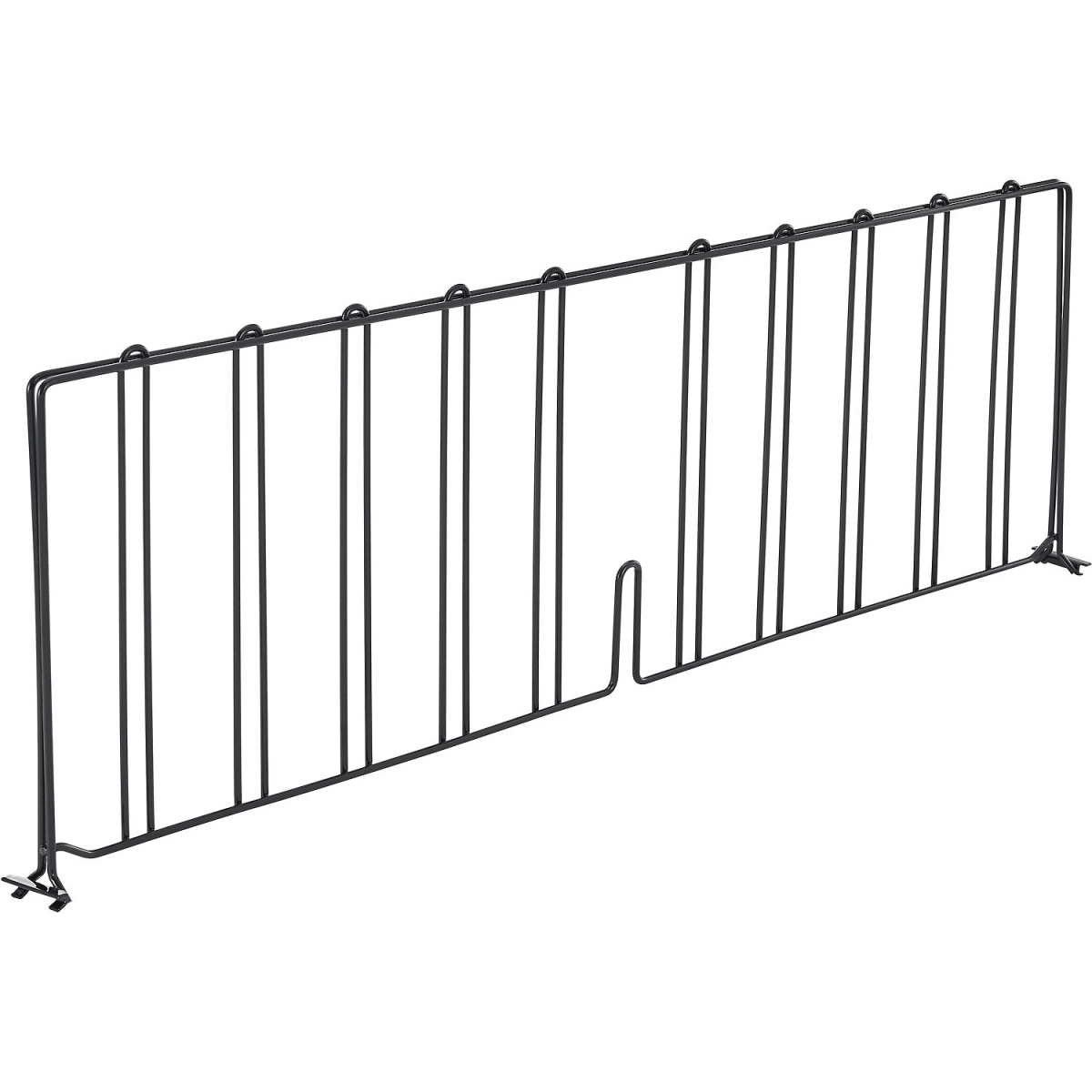 Global Industrial AD836B Nexel Black Epoxy Divider - 36 x 12 in.