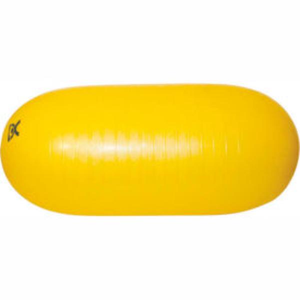 B2180511 CanDo Inflatable Exercise Straight Roll - Yellow - 16 x 35 in.