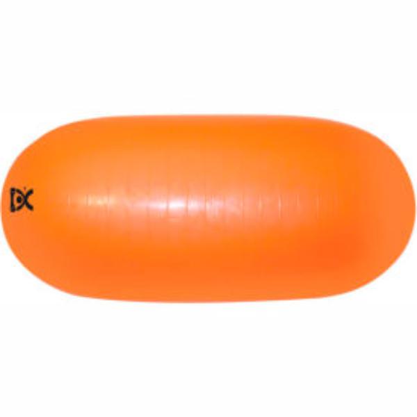 B2180510 CanDo Inflatable Exercise Straight Roll - Orange - 20 x 39 in.