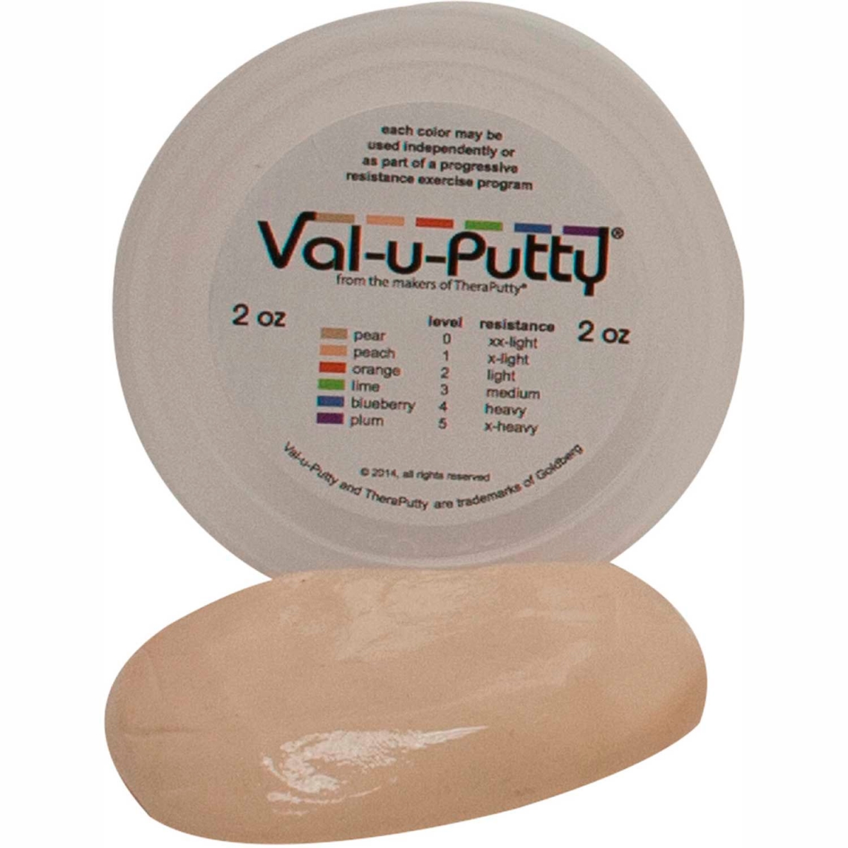 B2176966 Val-U-Putty Exercise Putty - Pear - XX-Soft - 2 oz