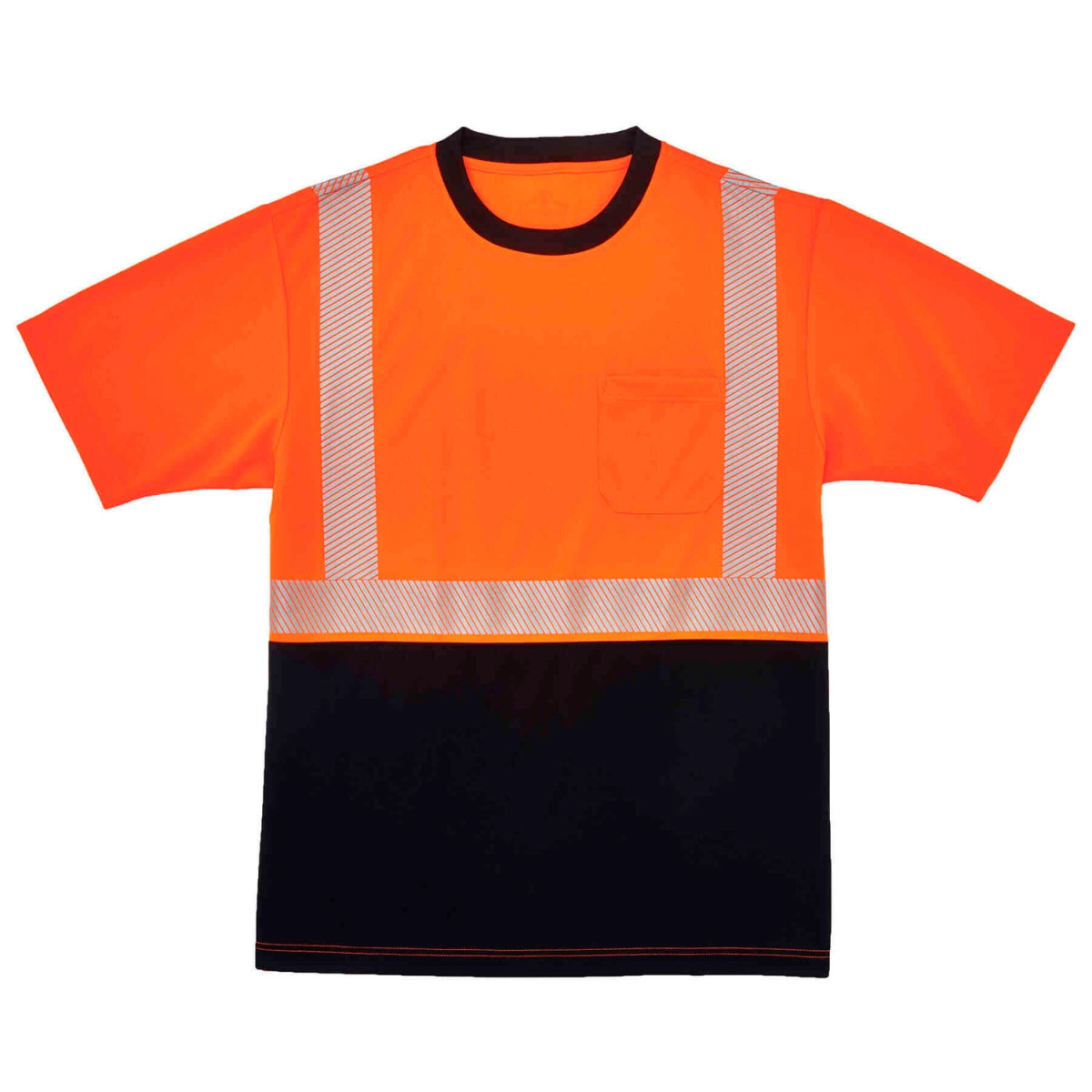 GloWear Hi-Vis Performance Short Sleeve T-Shirt - Orange - Long-5XL - Class 2