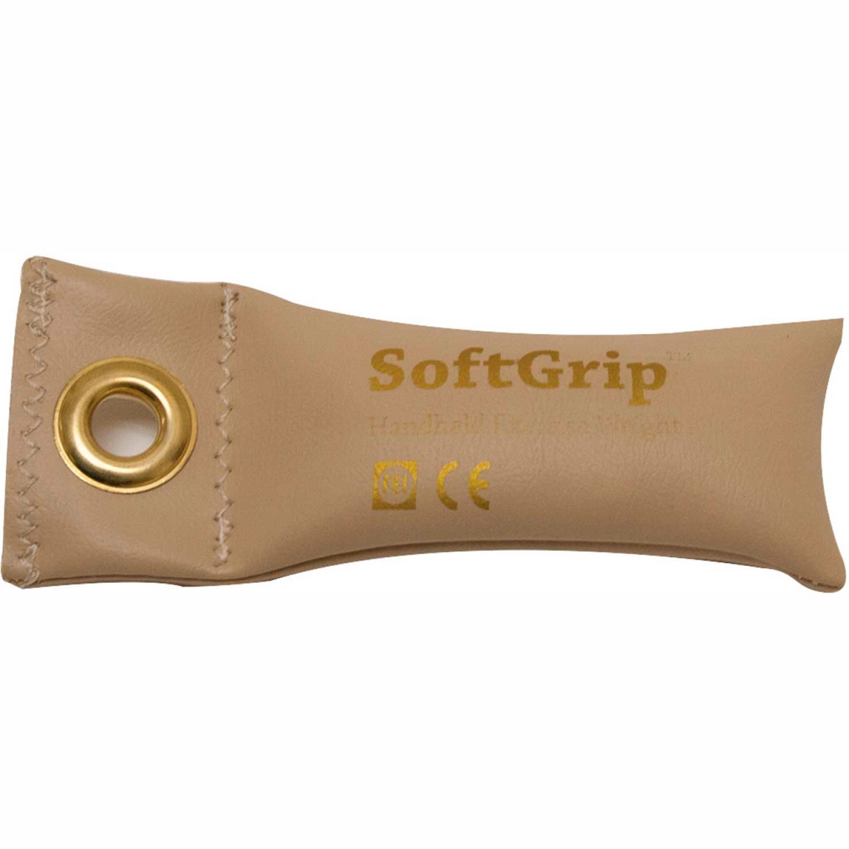 B2192670 CanDo SoftGrip Hand Weight - Tan - 0.5 lbs