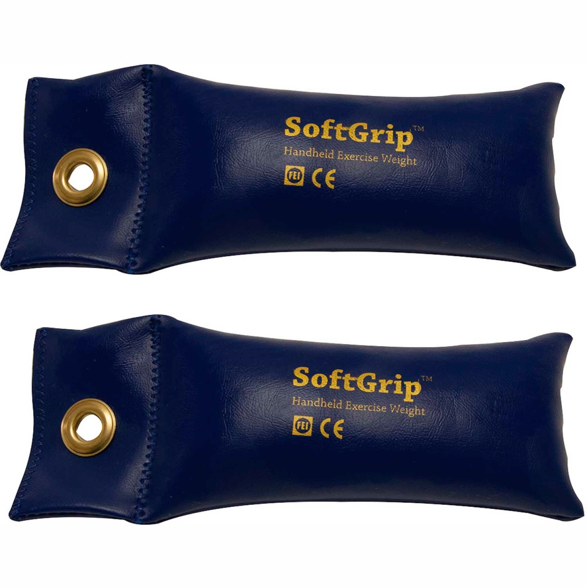 B2192708 CanDo SoftGrip Hand Weight - Blue - Pack of 2 - 2.5 lbs