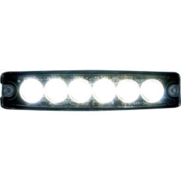 B2262841 5.14 in. Clear Surface Mount Ultra-Thin LED Strobe Light - 8892201