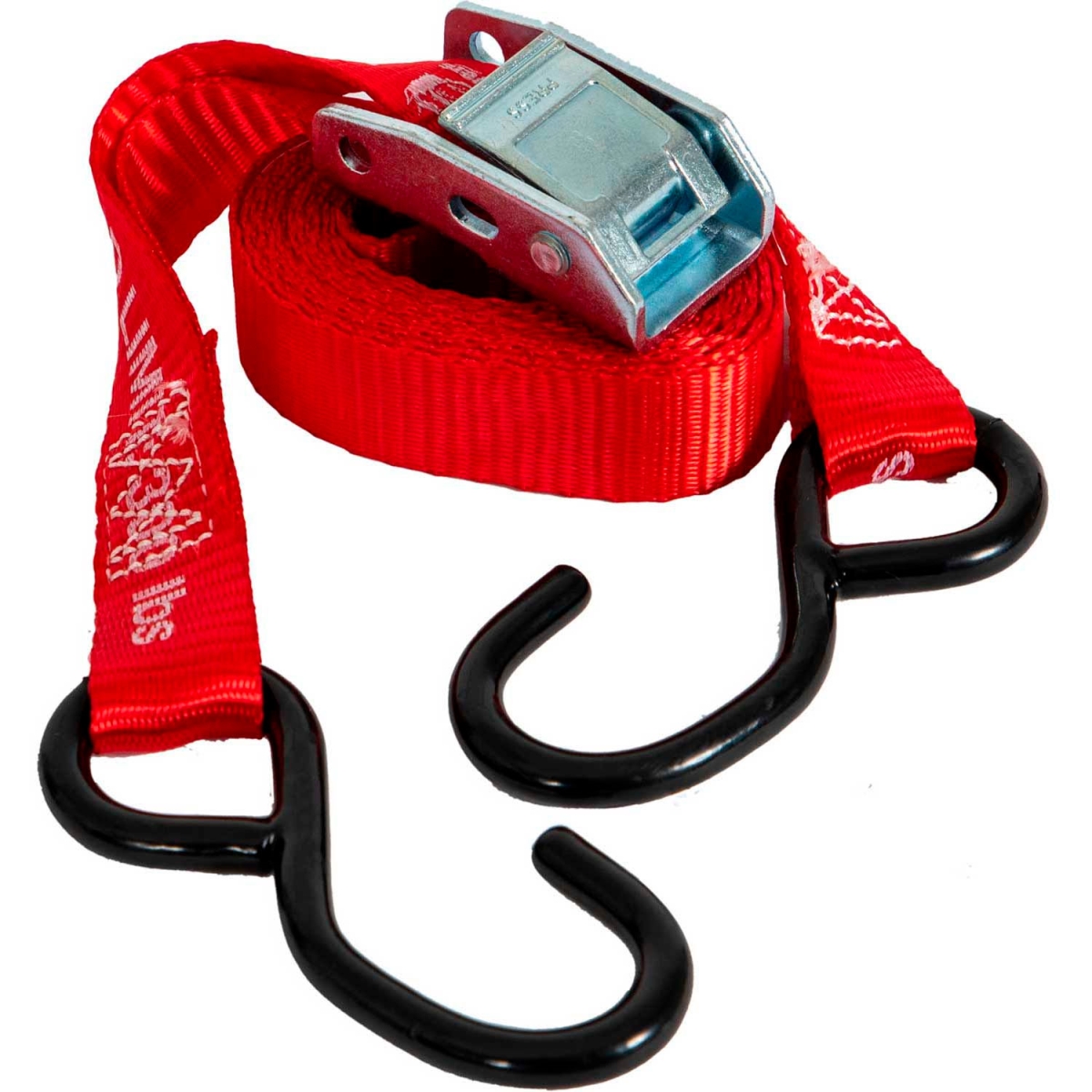 B2337135 10 ft. 5483305 Light Duty Cambuckle Tie Down, Red - Pack of 4