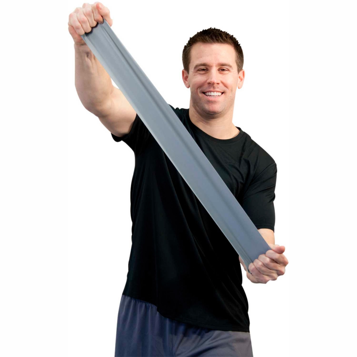 B2188694 Sup-R Band Latex Free Exercise Band - Silver - 6 Yard Roll Per Box