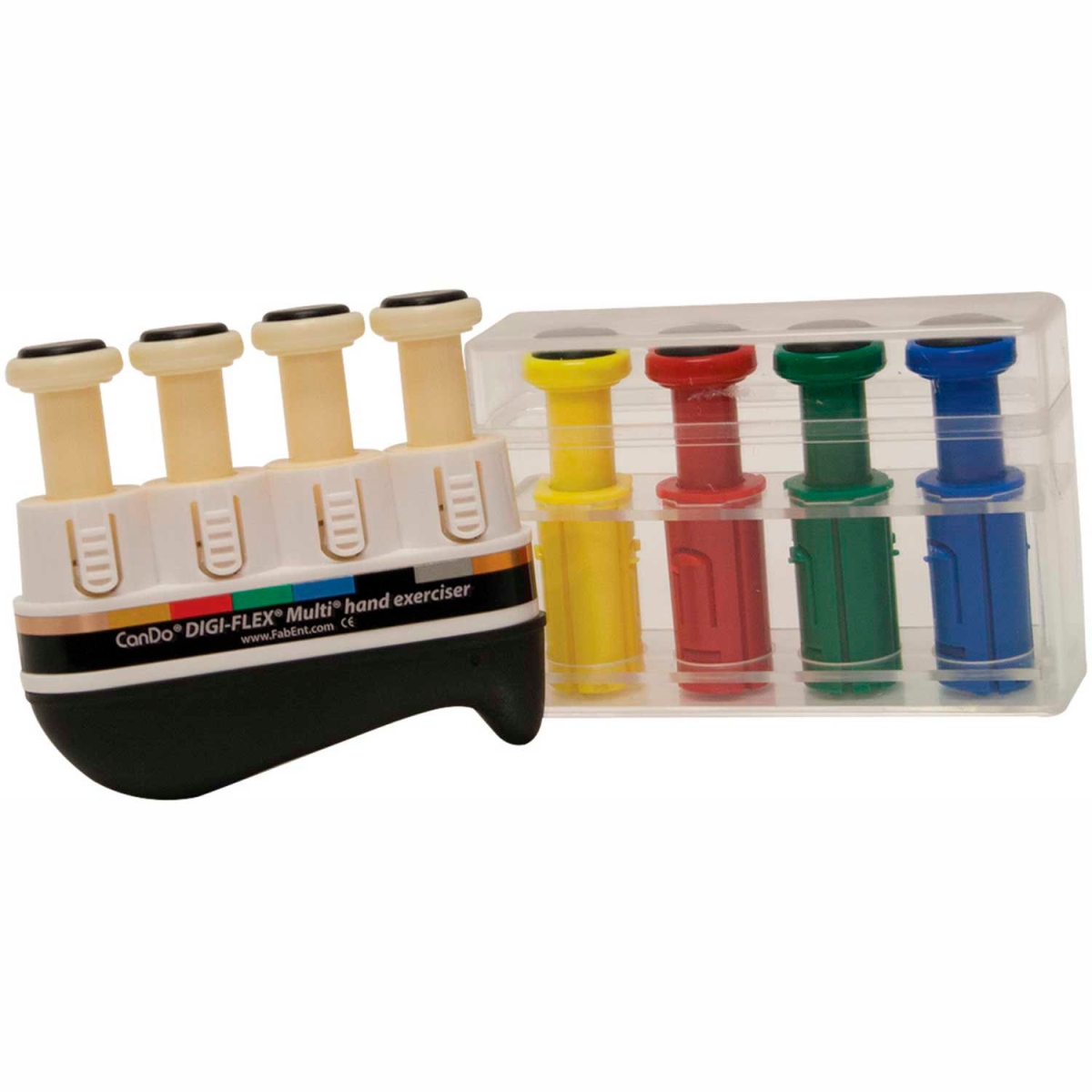 B2178968 Digi-Flex Multi Hand Exerciser - Progressive Starter Pack - Tan & 4 Additional Buttons