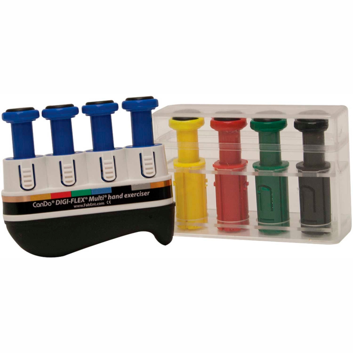 B2178953 Digi-Flex Multi Hand Exerciser - Progressive Starter Pack - Blue & 4 Additional Buttons
