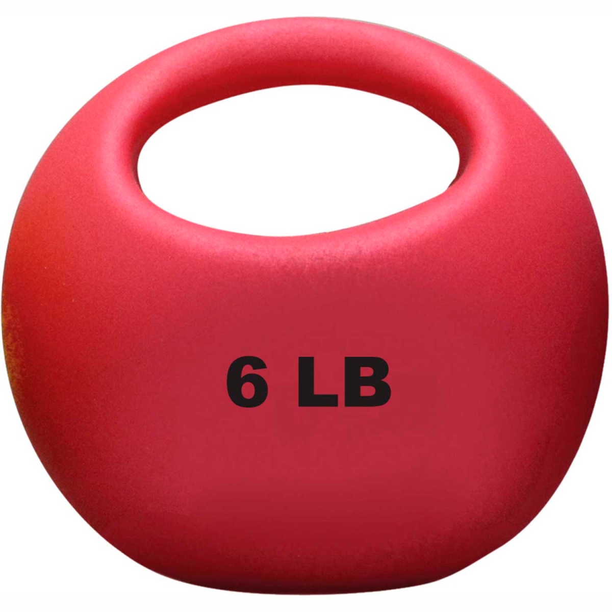 B2192883 CanDo One-Handle Medicine Ball - 9 in. - Red - 6 lbs