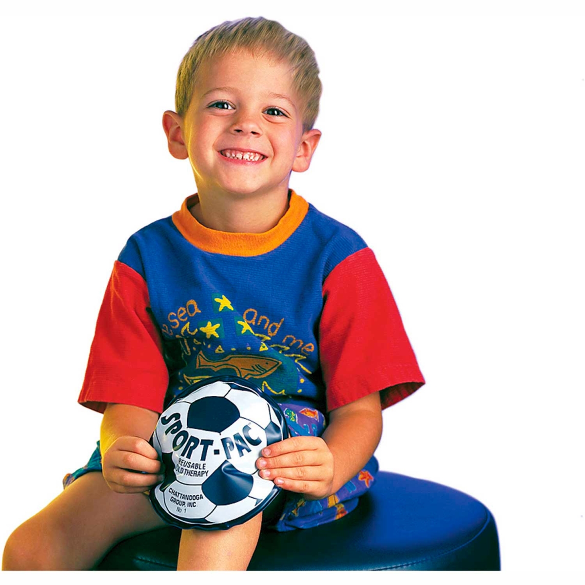 Picture of Fabrication B2194213 Sport-Pac Soccer Ball Cold Pack - Blue