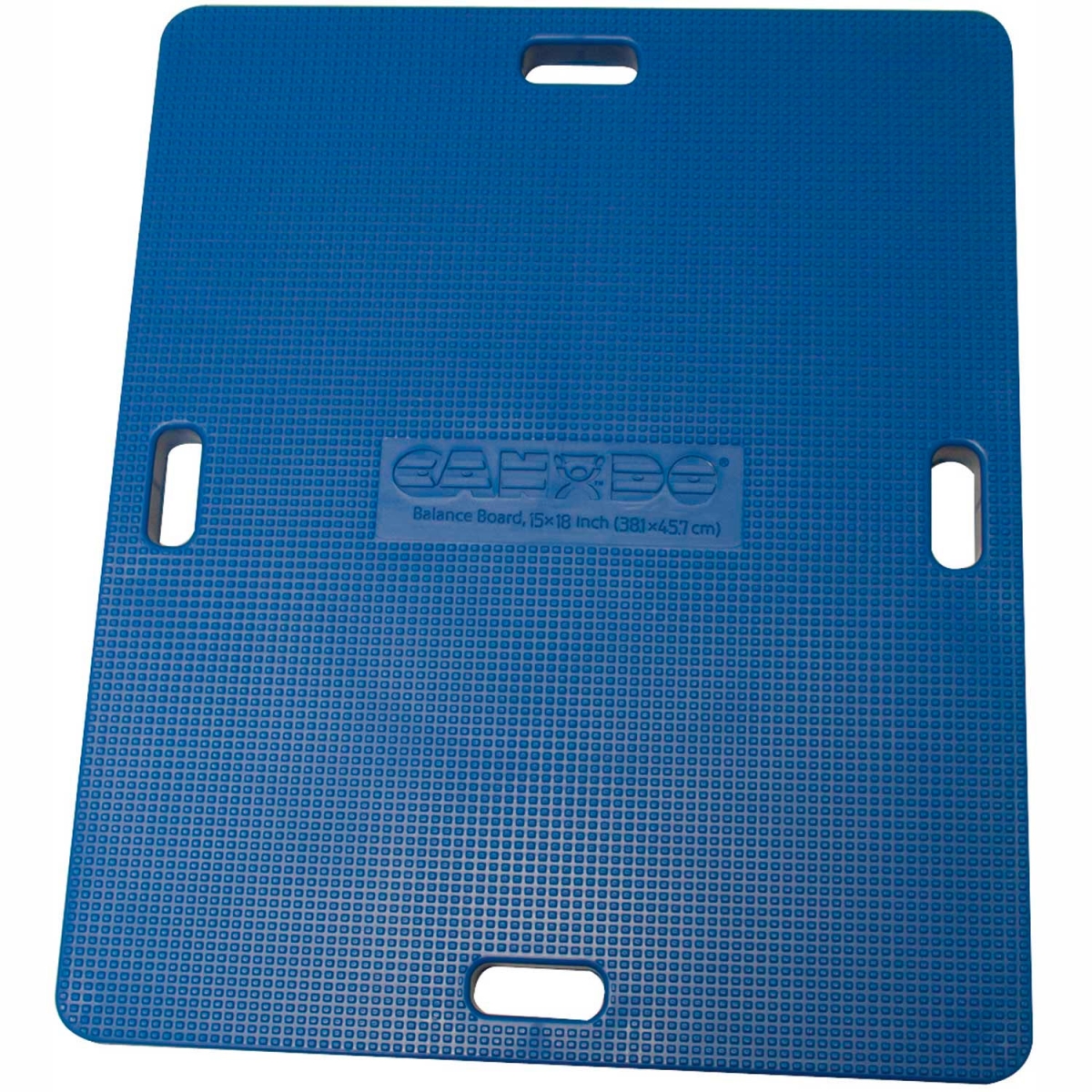 B2177133 15 x 18 in. CanDo Rectangular Wobble & Rocker Board - 2.5 in. - Blue